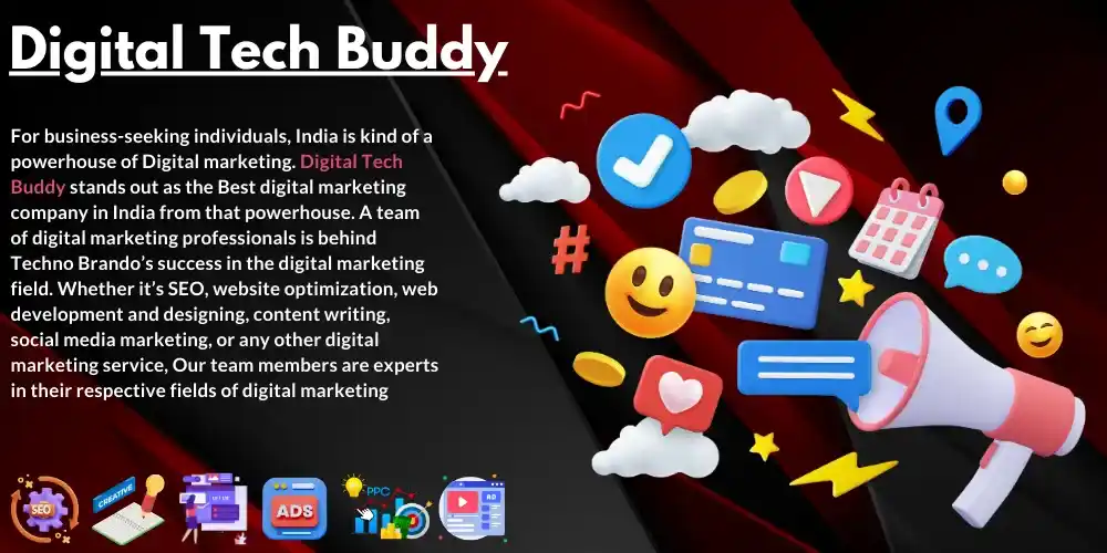 Digital Marketing companies in Brampton, This is the home page of Digital Tech Buddy, the 3rd best digital marketing company in Brampton, and it came under the list of Top 5 digital marketing agencies in Brampton.