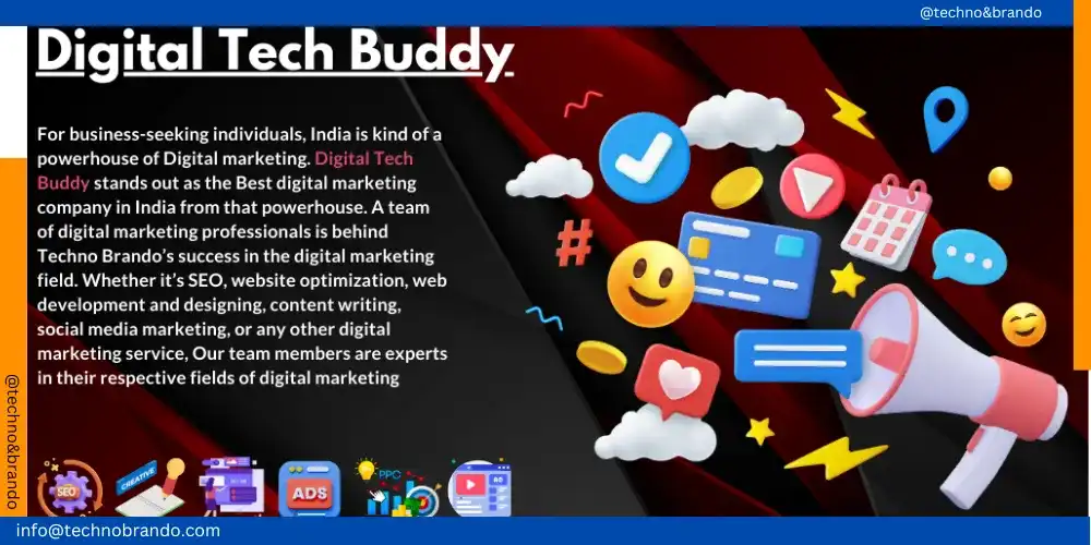 Digital Marketing Companies in Chicago, This is the home page of Digital Tech Buddy, the #4 best digital marketing company in Chicago, and it came under the list of Top 5 Digital Marketing Companies in Chicago.
