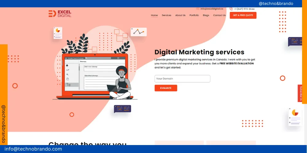 Digital Marketing Companies in USA, This is the home page of Excel Digital, the #3 best digital marketing company in USA, and it came under the list of Top 5 Digital Marketing Companies in USA.
