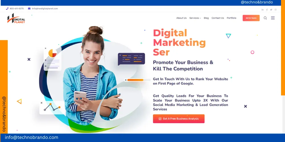 Digital Marketing Companies in Oklahoma City, This is the home page of Hex Digital Planet, the #4 best digital marketing company in Oklahoma City, and it came under the list of Top 5 Digital Marketing Companies in Oklahoma City.