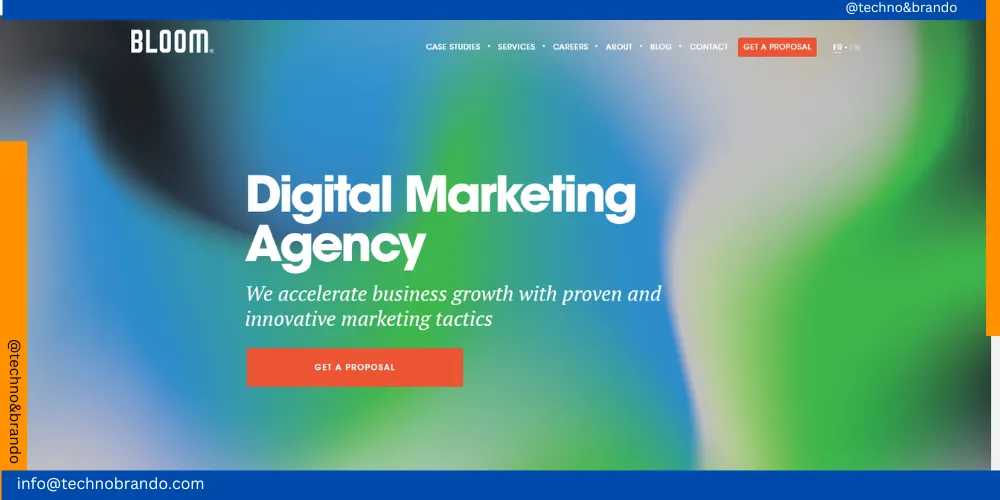 Digital Marketing Companies in New York, This is the home page of Makeitbloom, the #2 best digital marketing company in New York, and it came under the list of Top 5 Digital Marketing Companies in New York.