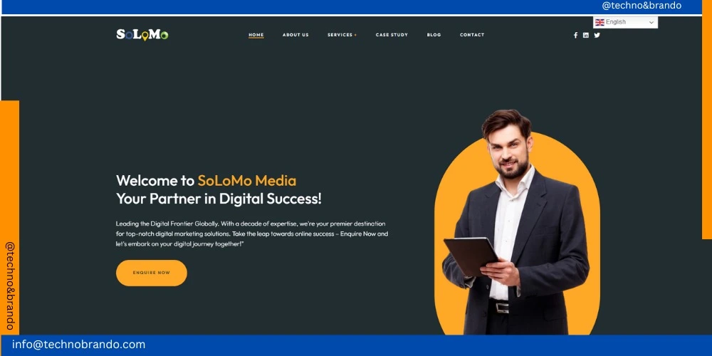 Digital Marketing Companies in New York, This is the home page of Solomomedia, the #3 best digital marketing company in New York, and it came under the list of Top 5 Digital Marketing Companies in New York.